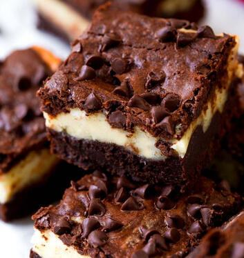 Custard Brownie